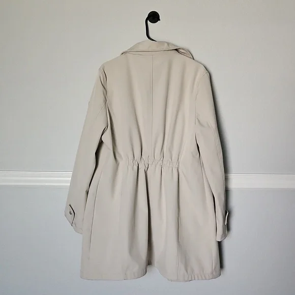 Tommy Hilfiger Trench Rain Coat Removable Hood Tan XL - Picture 11 of 11